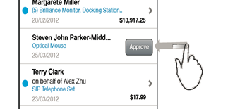 SAPUI5 Mobile Swipe for Action