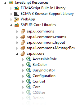 SAPUI5 ApplTools Code Completion Libraries